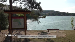 Kvalita vody v Brněnské přehradě před sezónou