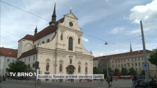 Kostel sv. Tomáše je v létě otevřený častěji