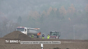 V prosinci se otevře cyklostezka do Žebětína