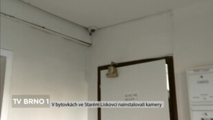 V obecních bytovkách v Lískovci instalovali kamery