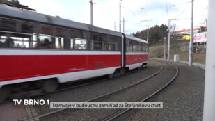 Tramvaje v budoucnu zamíří až za Štefánikovu čtvrť