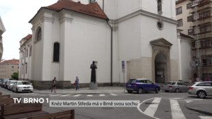 Kněz Martin Středa má v Brně svou sochu