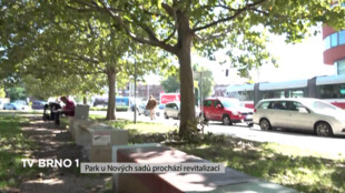 Park u Nových sadů prochází revitalizaci