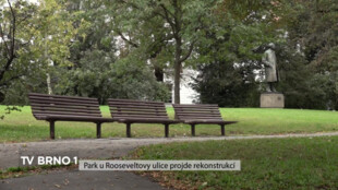 Park u Rooseveltovy ulice projde rekonstrukcí