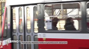 Primátorka Markéta Vaňková promluvila k občanům