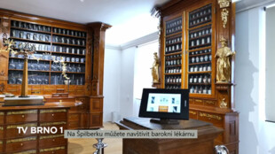 Na Špilberku můžete navštívit barokní lékárnu