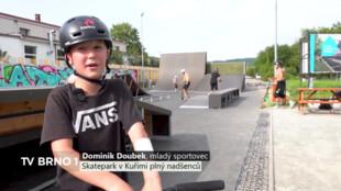 Skatepark v Kuřimi plný nadšenců