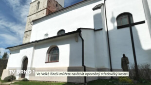 Ve Velké Bíteši můžete navštívit opevněný středověký kostel