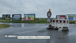 Mezi Zálesím a Štítary se rekonstruuje vozovka