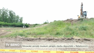 Moravské zemské muzeum zahájilo stavbu depozitáře v Rebešovicích