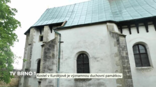 Kostel v Kurdějově je významnou duchovní památkou