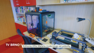 Knihovna Jiřího Mahena modernizuje své pobočky
