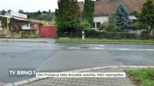 Ulici Fryčajova čeká dvouletá uzavírka, řidiči neprojedou