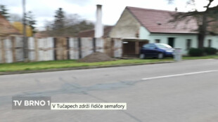 V Tučapech zdrží řidiče semafory