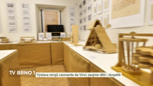 Výstava strojů Leonarda da Vinci zaujme jak děti, tak i dospělé