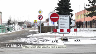 V Oslavanech platí uzavírka, řidiči si zajedou