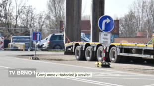 Černý most v Hodoníně je v rekonstrukci, řidiči neprojedou