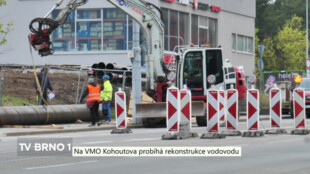 Na VMO Kohoutova probíhá rekonstrukce vodovodu