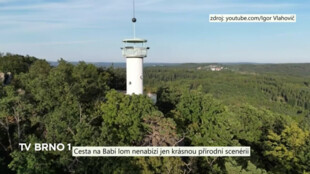 Cesta na Babí lom nenabízí jen krásnou přírodní scenérii