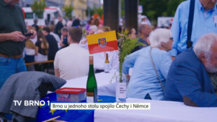 Brno u jednoho stolu spojilo Čechy i Němce