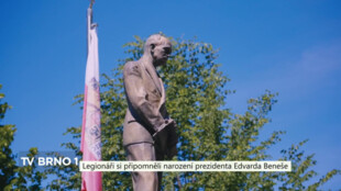 Legionáři si připomněli narození prezidenta Edvarda Beneše