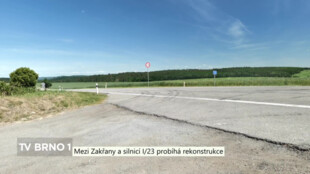 V Zakřanech probíhá rekonstrukce vozovky