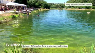 Biotop v Říčanech u Brna je otevřený celoročně