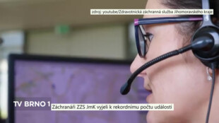 Záchranáři ZZS JmK vyjeli k rekordnímu počtu událostí