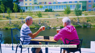 Brněnská náplavka ožívá, hlavní objekt zůstává prázdný