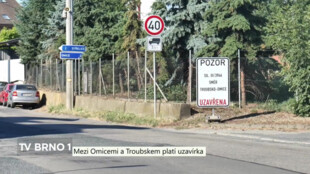 Mezi Omice a Troubskem platí uzavírka