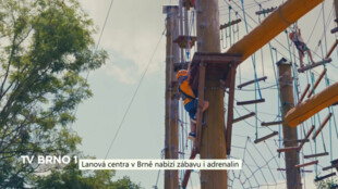 Lanová centra v Brně nabízí zábavu i adrenalin