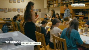 Děti míří do kroužků