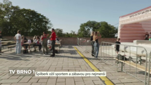 Špilberk ožil sportem a zábavou pro nejmenší