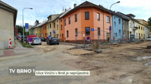 Ulice Viniční v Brně je neprůjezdná