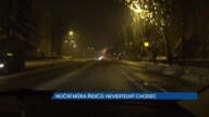 Dopravniinfo.TV : Noční můra řidičů: tmavě oblečený chodec ve tmě a dešti