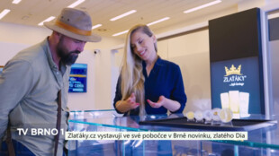Zlaťáky.cz vystavují ve své pobočce v Brně novinku, zlatého Dia